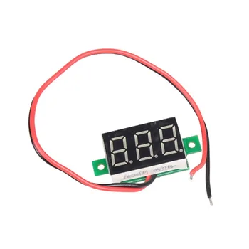 Mini LCD digital voltmeter ammeter voltimetro DC 2.5-30V 1pc Red LED Amp amperimetro Volt Meter Gauge voltage Meter DC