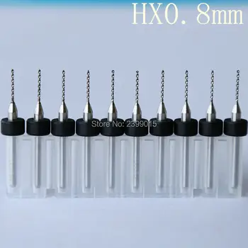Woodworking Tools 10PCS Cemented Carbide PCB Bit 3.175 * 0.8mm, CNC Metal Drill, PCB Microtight, Small Hand Drill, MillingCutter