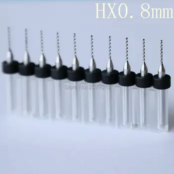 Woodworking Tools 10PCS Cemented Carbide PCB Bit 3.175 * 0.8mm, CNC Metal Drill, PCB Microtight, Small Hand Drill, MillingCutter