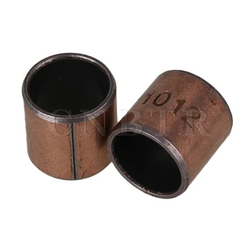 CNBTR 20 Pieces 10 x 12 x 12mm SF-1 Self-lubricating Composite Bearing Bushing