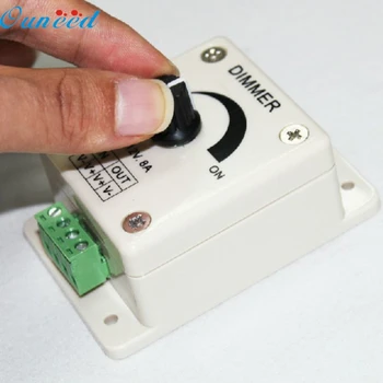 Ouneed 88 x 60 x 56mm 12V 8A PIR Sensor LED Strip Light Switch Dimmer Brightness Adjustable Controller Gifts PP