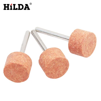 HILDA 15pcs/set Abrasive Mounted Stone For Dremel Rotary Tools Grinding Stone Wheel Head Dremel Tools Accessories