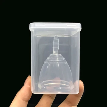 Medical silica gel menstrual cup can be wholesale reusable for women health silicone menstrual cup