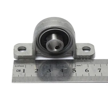 Pillow Block KP000 10mm Bore Diameter Zinc Alloy Metal Ball Bearing Industrial Mechanical Tools 67x18x35mm