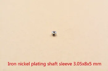 Metal shaft sleeve screens sleeve 3.05mm axle sleeve outer diameter 8mm thickness 5mm for 3mm axis diy model assembly 1pcs