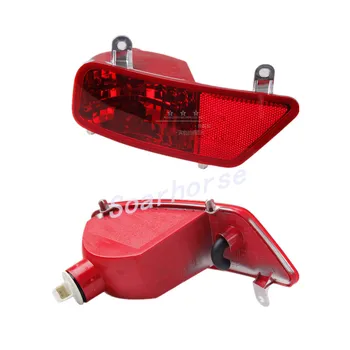 Car tail rear bumper reflector light fog lamp with bulb For Peugeot 3008 accessories