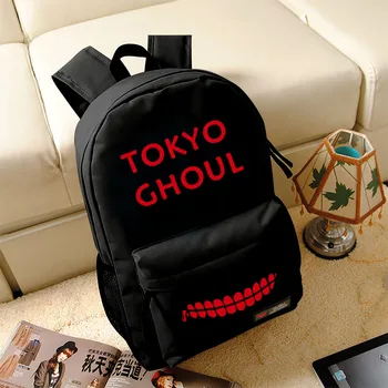Tokyo Ghoul Shoulders Bag Students Boys Girls School Bags Ken Kaneki Cartoon Backpack Oxford Knapsack