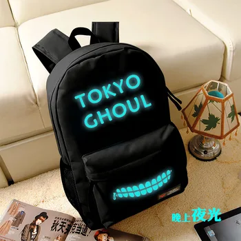 Tokyo Ghoul Shoulders Bag Students Boys Girls School Bags Ken Kaneki Cartoon Backpack Oxford Knapsack