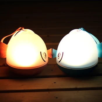 Wireless Remote Control LED Night Light Kissing Gourami Zodiac Signs Projection Lamp Magnetic Mouth Warm Light Nightlight FEN#