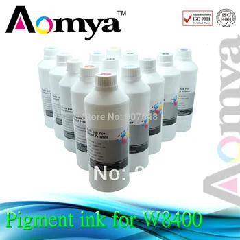6C 1000ml/color Specialized Pigment Ink Refill Ink for Canon W8400, 6 Color/Lot