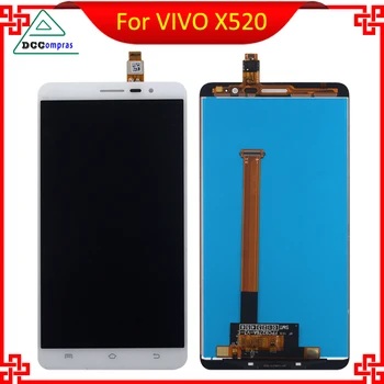 For VIVO X520 FPC9276A LCD Display With Touch Screen White Color Mobile Phone Repair Parts Free Tools