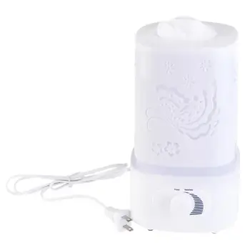 1.5L Ultrasonic Home Aroma Humidifier LED Light Air Diffuser Purifier Lonizer Atomizer With US Plug Led Night Light