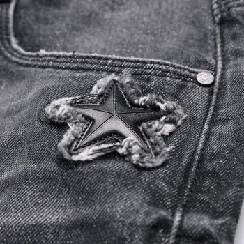 Tanliyinfu black mens printed jeans,robin biker skinny moto designer zipper ankle brand fashion ripped jeans men