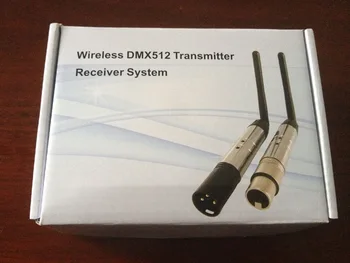 New 2.4G 500M Wireless DMX512 Transmitter Receiver System For Stage Light or DJ Equipment