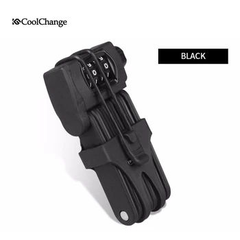 Coolchange Bisiklet Lock Folding password Bicycle Accessories Cycling Security MTB Bike Lock Anti Theft Locks For Motorcycle
