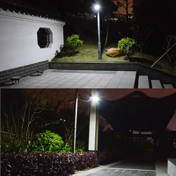 Super Bright 24 LEDs Solar Street Light LED On the Wall Waterproof Outdoor Lighting Solar Lamp with 4000mA Battery