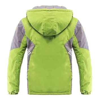 Winter Thicken Children Outerwear Warm Coat Sporty Kids Clothes Double-deck Waterproof Windproof Boys Girls Jackets For 3-14T