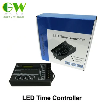 LED Time Controller DC12-24V 20A 5 Channel Time Programmable Controller.
