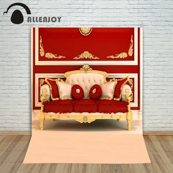 Vinyl photo studio background Elegant luxury aristocratic chair photocall products Allenjoy backdrops