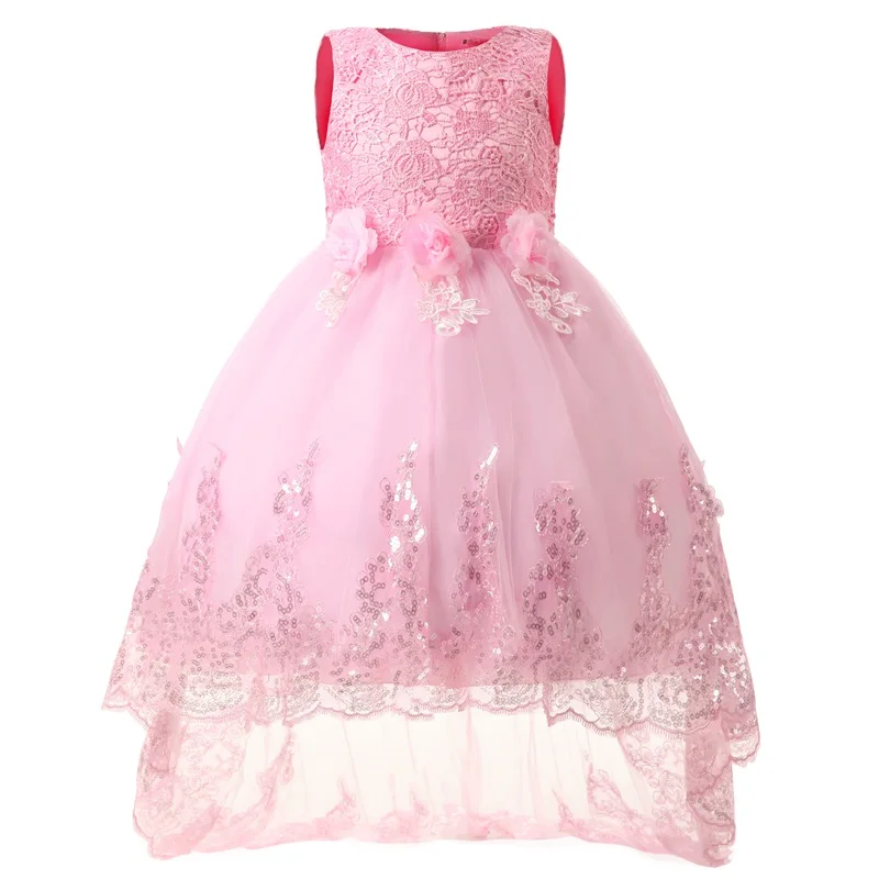 Summer Dress for Girl Children Dance Party Dress Flower Girl Wedding Gown For Teenage Girl Formal Wear Kids Prom Gown 4-12 Years