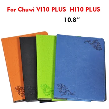 VI10 hi10 PLUS PU Leather Case Cover Ultra-Slim Flower Print Flip 10.8 Protective Stand For Chuwi VI10 PLUS/HI10 PLUS Smart case