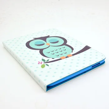 Fashion Bowtie Rose Owl Pattern Wallet Flip PU Leather Tablet Back Cover For Samsung GALAXY Tab 3 10.1 P5200 P5210 GT-P5200 Case