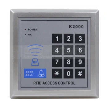 DIYSECUR New RFID Proximity Keypad Entry Lock Door Access Control System + Free 10 Keyfobs K2000