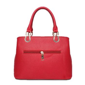 PLEEGA New 2017 Women Fashion Shoulder Bag Female Red Leather HandBags Designer Brand Sequined Pendants PU Stripe Crossbody Bags