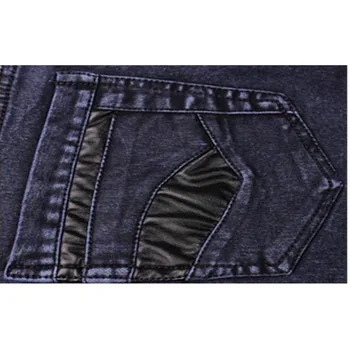2016 New Brand Fashion Leisure True Jeans Men Pencil Denim Long Slim Fit Trousers Business Designer Jeans Casual Jeans Pant 35