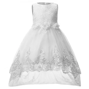 Girl Baptism Dress New Year Lace Kids Clothing Formal Birthday Party Wear Princess Dresses For Girls Tutu Dress Children Clothes