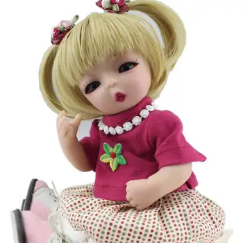 11 Inch BJD Doll Realistic Princess Girl Babies Dolls Lifelike Full Vinyl Newborn Baby Doll Kids Birthday Xmas Gift