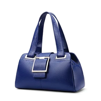 2016New Women Leather Bag Genuine Leather Handbags Woman Fashion Brand Design Ladies Shoulder Satchel Purse Female Bag sac femme