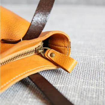 5 Colors TyTazon Handmade Genuine Full Grain Vegetable Tanned Leather Tote Luxury Shopper Bag Long Shoulder Drop Strap for Women