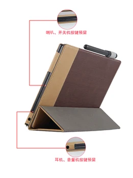 Fashion Leather Case For Lenovo YOGA BOOK Case Luxury 10.1
