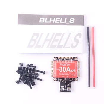 Racerstar StarF4 30A 2-4S Blheli_S 4 in 1 ESC AIO F4 BF3.1 Flight Control Board with 5V BEC For RC Drone Multirotor