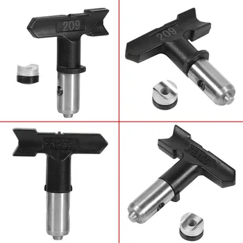 13Pcs/Set Useful Reversible Tungsten Spray Gun Nozzle Steel Airless Paint Spray Gun Tips Nozzle Accessoies Home Graden