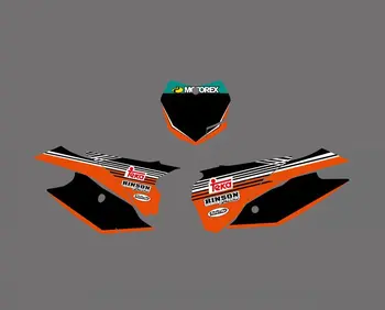 0484 Bull NEW STYLE TEAM GRAPHICS WITH MATCHING BACKGROUNDS FOR KTM SX XC 125-450F 2013