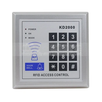 DIYSECUR KD2000 Door RFID ID Card Reader Access Control Keypad + Free10 ID Card Key Fobs