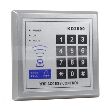 DIYSECUR KD2000 Door RFID ID Card Reader Access Control Keypad + Free10 ID Card Key Fobs