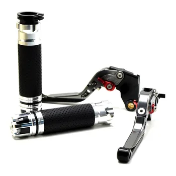 Motorcycle brake clutch levers 22MM handlebar handle bar grips ends For Yamaha YZF R6 R3 R25 YZF1000-R1 FZR600 XJ600 MT09 MT07