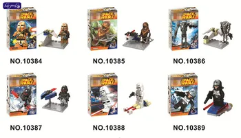 HAOGAOLE 300pcs/lot 10384-10389 Star Wars Stormtrooper Wookiee Building Blocks Block toys for Children Gifts Toys