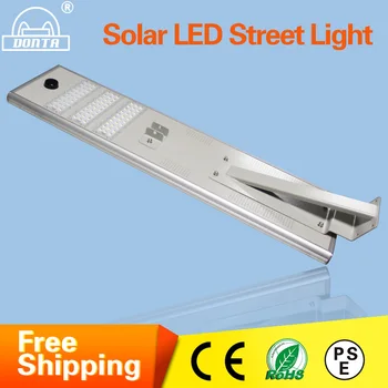 LED Solar Street Lamp DC 12V Solar Powered Integrated Led Street Light Outdoor Lighting Motion Sensor Solar Light