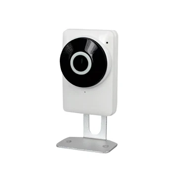 White color mini size full HD 720P fisheye panoramic view built-in mic P2P wifi camera