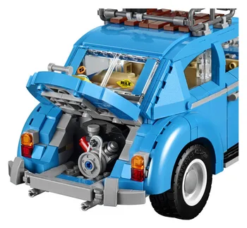 2016 Nueva 1193 Unids Creador Volkswagen Bettle Kits de Edificio Modelo Bloques Ladrillos Compatibles Juguete10252