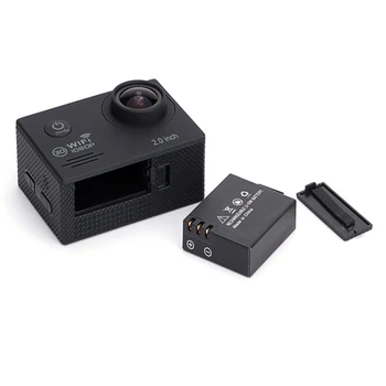 Action Camera Wifi 2.0 LED 4X Zoom Mini cam recorder go marine diving 1080P HD DV Pro style + monopod + memory card + bag