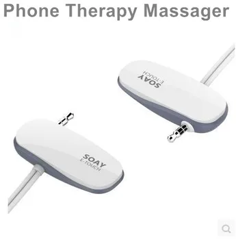 2pcs/lot Mini massager with Phone Control Therapy Messager Biological Physiotherapy Six kinds of modes relaxation body Muscle
