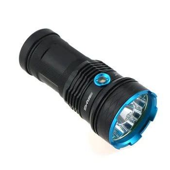 T6 Light Rechargeable Flashlight LED Aluminum Alloy 18650 Flashlight 12 Core T6 Flashlight(without Battery and charger)