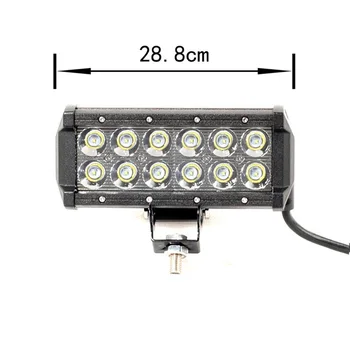 2pcs DC9-32V 36W 7inch Led work light bar with Creee Chip light bar for truck off road 4X4 accessories ATV Car light