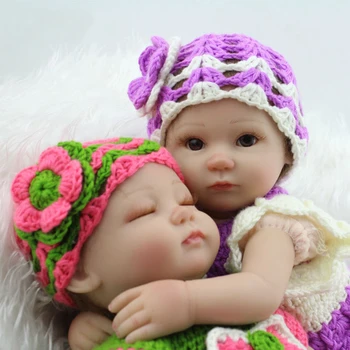 45cm Baby Sleeping Dolls Silicone Reborn Doll Girl Boy Shower Toys Early Education Dolls Pink Princess Birthday Gift Kid's Toys