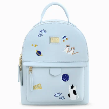 New Fashion Women Backpacks Famous Brands Designer Lady Leather Backpack School Bagpacks For Teenage Girls Small Santoro